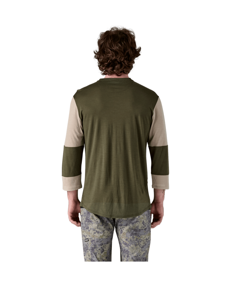 Men's Merino Blend 3/4-Sleeved Bike Jersey - PNGR