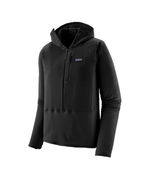 Men's R1® Fleece Pullover Hoody - BLK