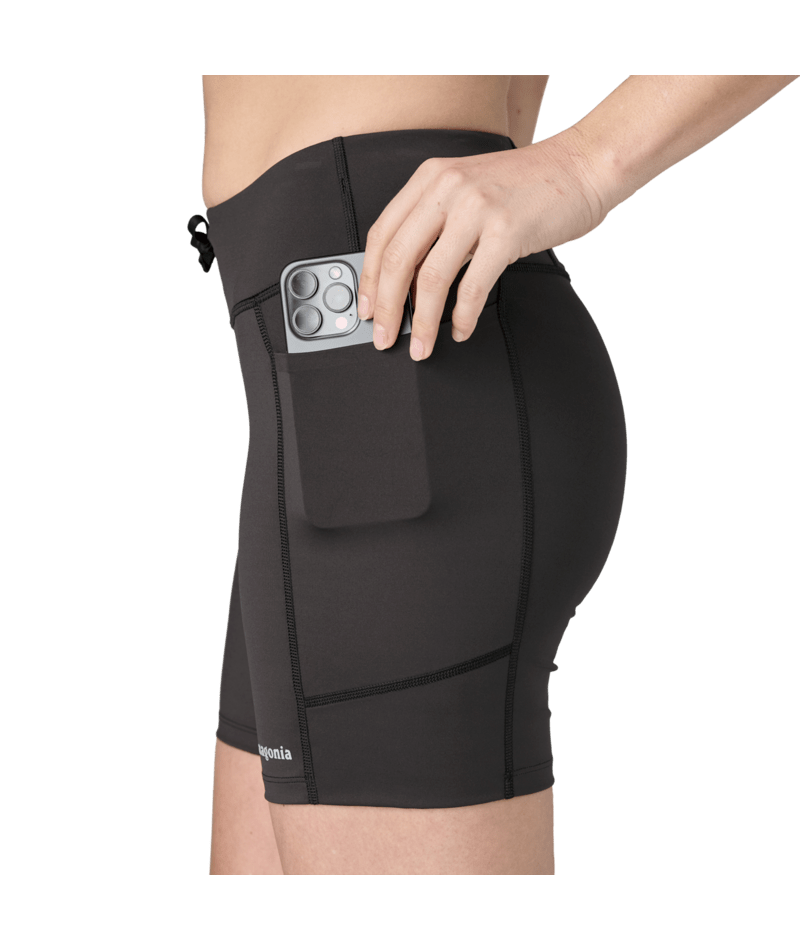 Women's Endless Run Shorts - 6" - BLK