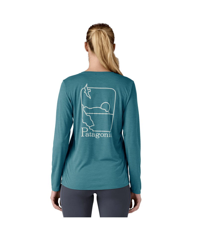 Women's Long-Sleeved Capilene® Cool Daily Graphic Shirt - Waters - SDWX