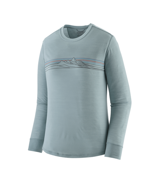 Women's Long-Sleeved Capilene® Cool Merino Blend Graphic Shirt - STTM