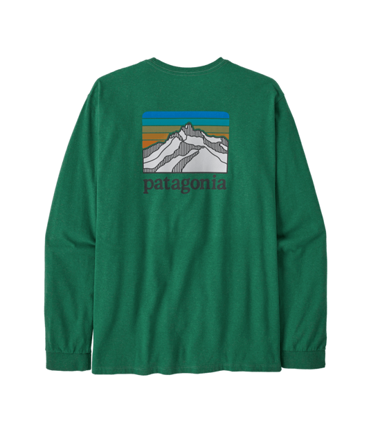 Men's Long-Sleeved Line Logo Ridge Responsibili-Tee® - GTRN