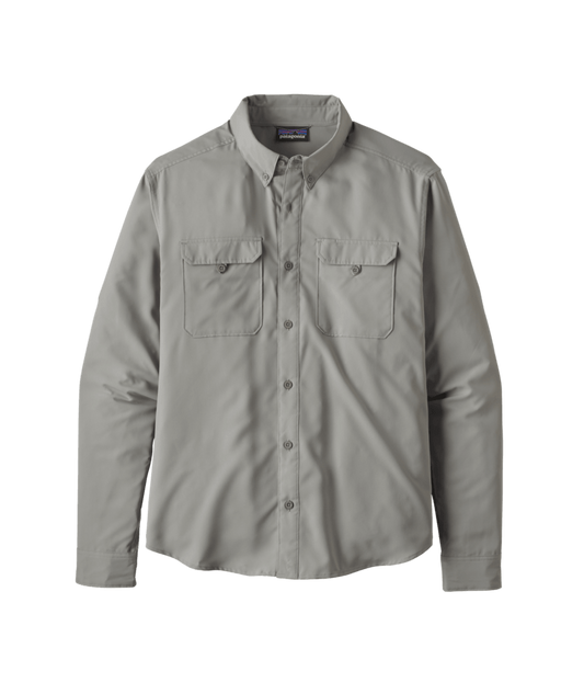 Men's Long-Sleeved Self-Guided UPF Hike Shirt - SGRY