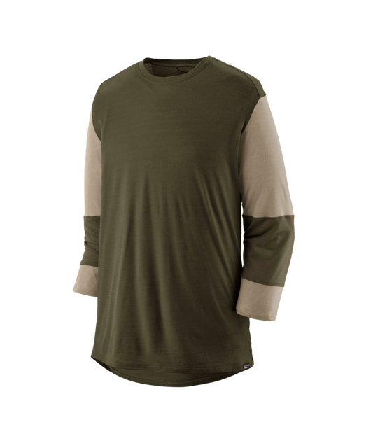 Men's Merino Blend 3/4-Sleeved Bike Jersey - PNGR