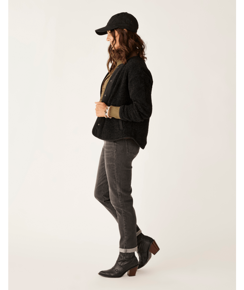 Posie Boucle Jacket - 001BLACK