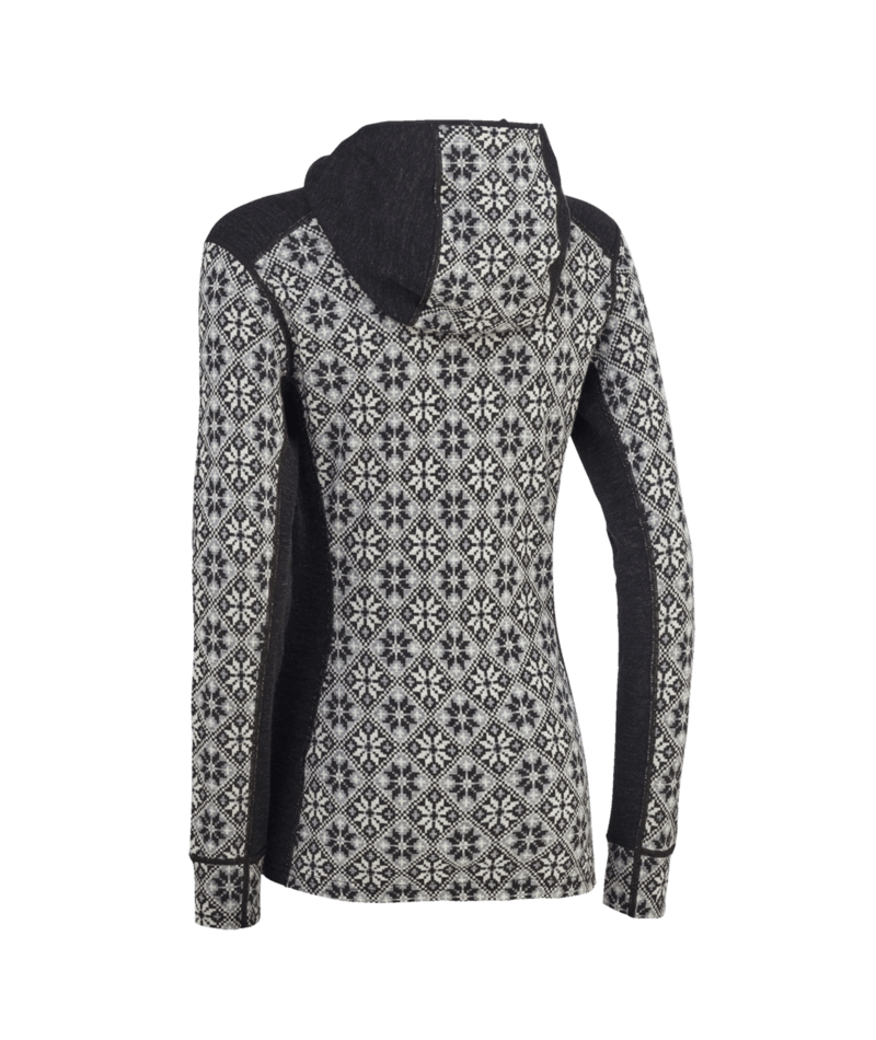 Rose Baselayer Hoodie - BLACK