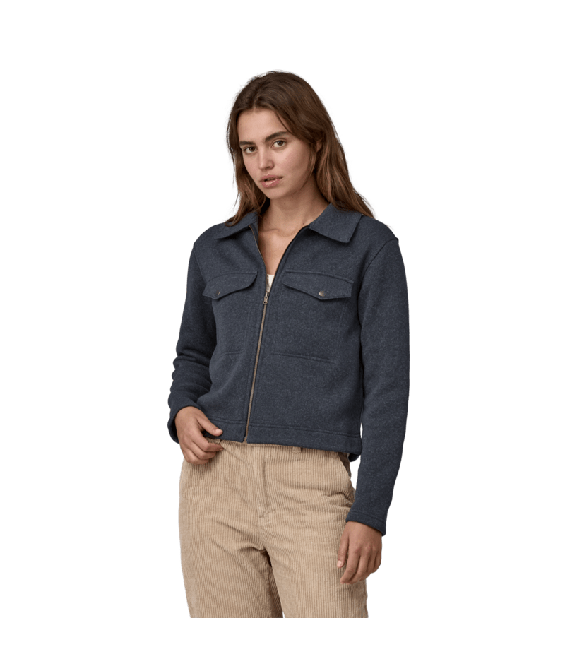 Women's Better Sweater® Zippered Fleece Chore Jacket - PIBL