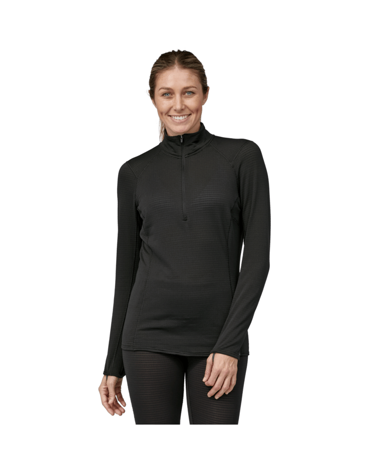 Women's Capilene® Thermal Weight Zip-Neck - BLK