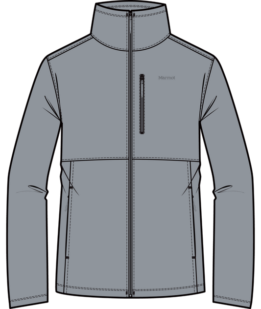 Women's Drop Line Fleece Jacket - 504SLEET