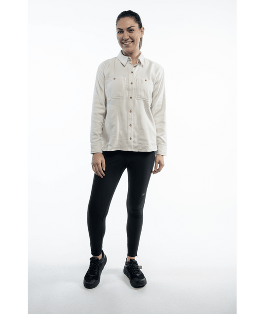 Women's Feedback Flannel Twill Shirt - 0003BONE