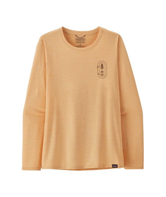 Women's Long-Sleeved Capilene® Cool Daily Graphic Shirt - Lands - CLMX