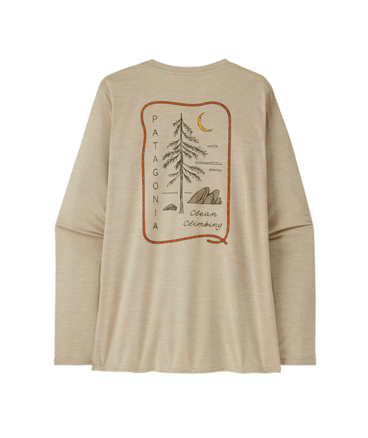 Women's Long-Sleeved Capilene® Cool Daily Graphic Shirt - Lands - CRPX