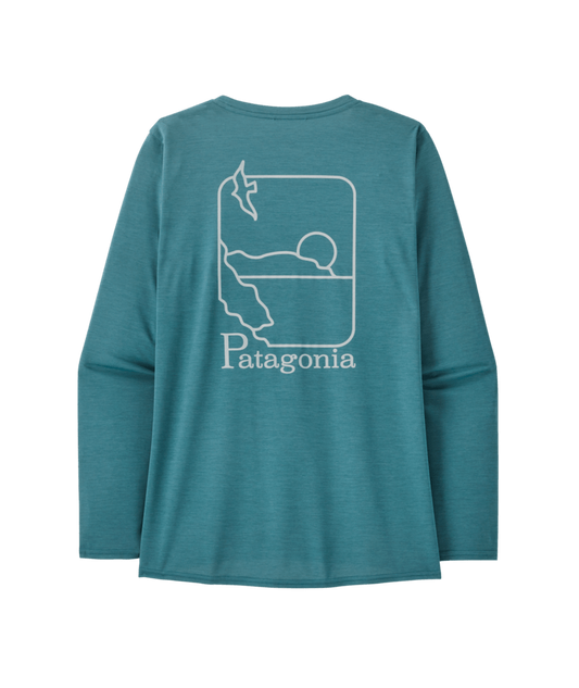 Women's Long-Sleeved Capilene® Cool Daily Graphic Shirt - Waters - SDWX