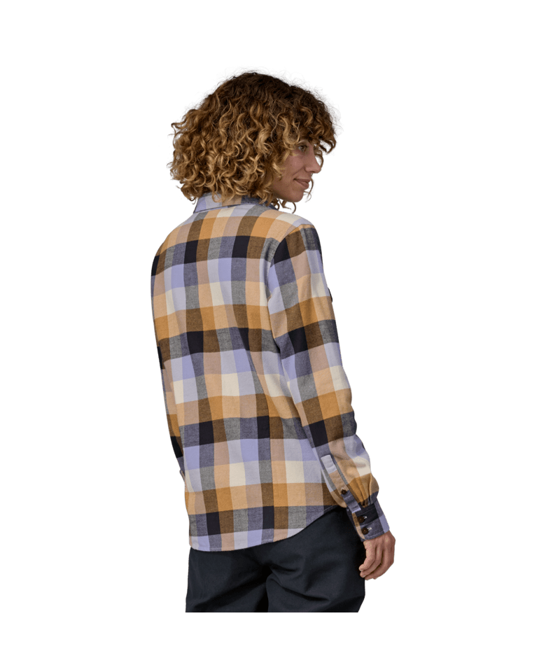 Women's Long-Sleeved Organic Cotton Midweight Fjord Flannel Shirt - GDMA