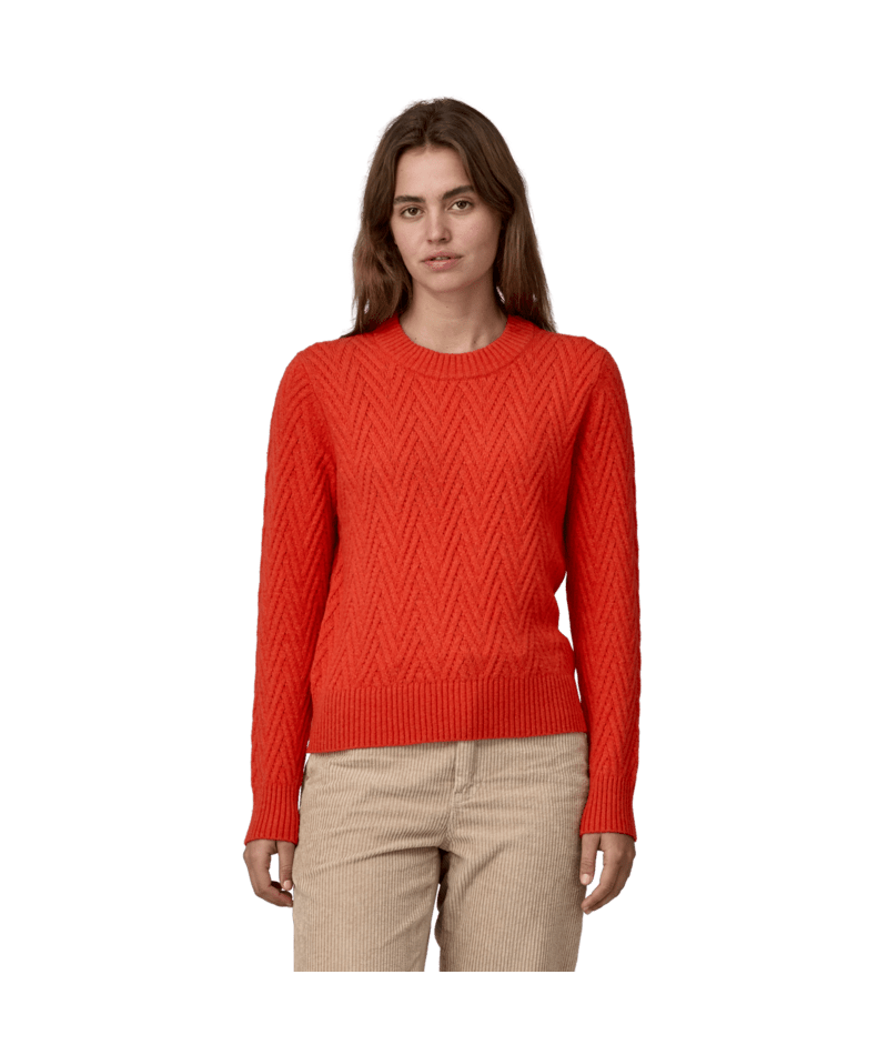 Women's Recycled Wool-Blend Crewneck Sweater - CHMR