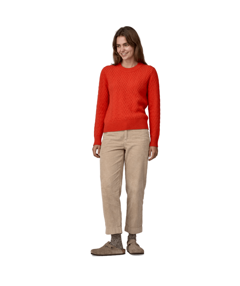 Women's Recycled Wool-Blend Crewneck Sweater - CHMR