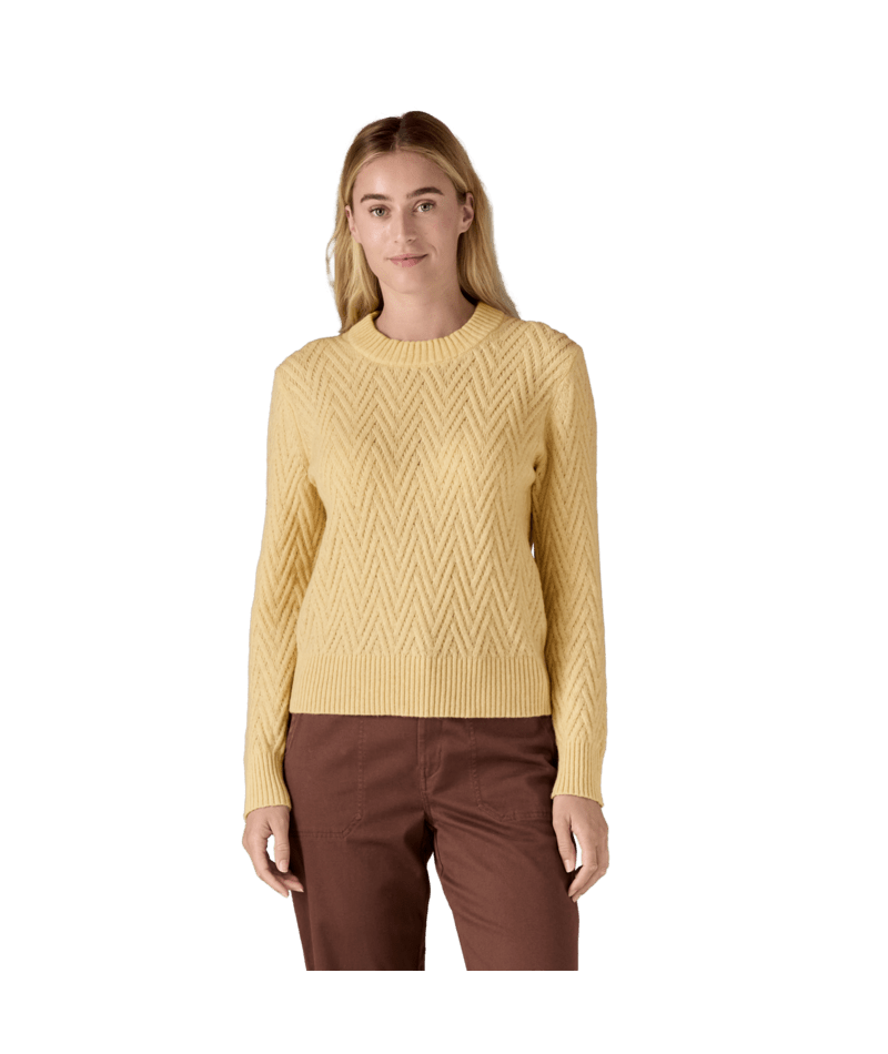 Women's Recycled Wool-Blend Crewneck Sweater - CHNL