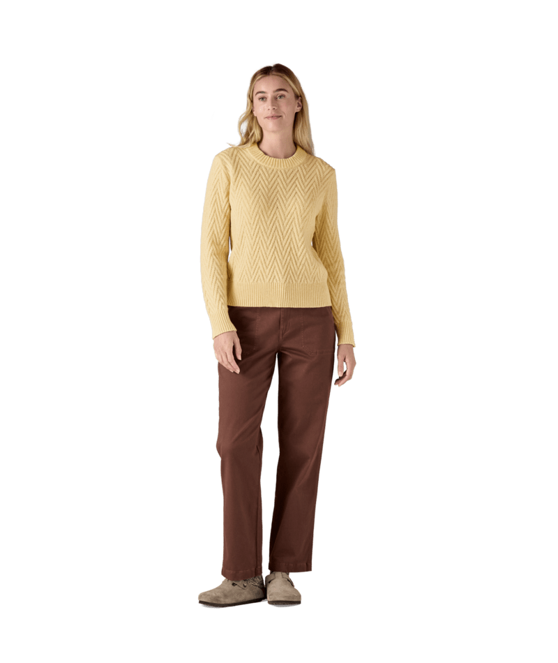 Women's Recycled Wool-Blend Crewneck Sweater - CHNL