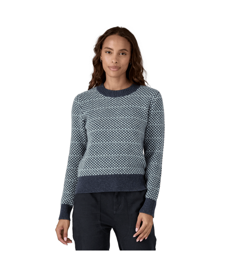Women's Recycled Wool-Blend Crewneck Sweater - SDTL