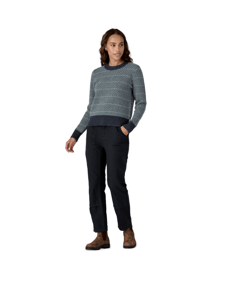 Women's Recycled Wool-Blend Crewneck Sweater - SDTL