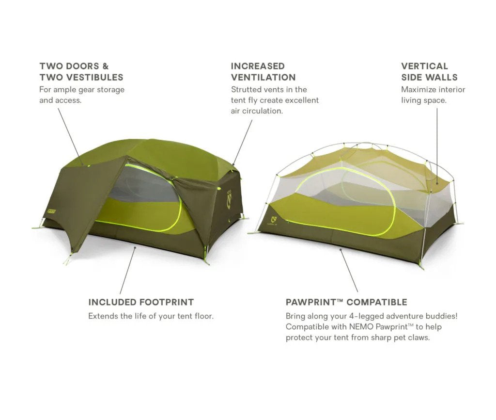 Aurora™ Backpacking Tent & Footprint 3P