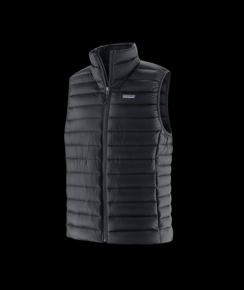 Men's Down Sweater Vest - BLK