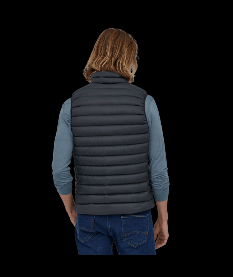 Men's Down Sweater Vest - BLK