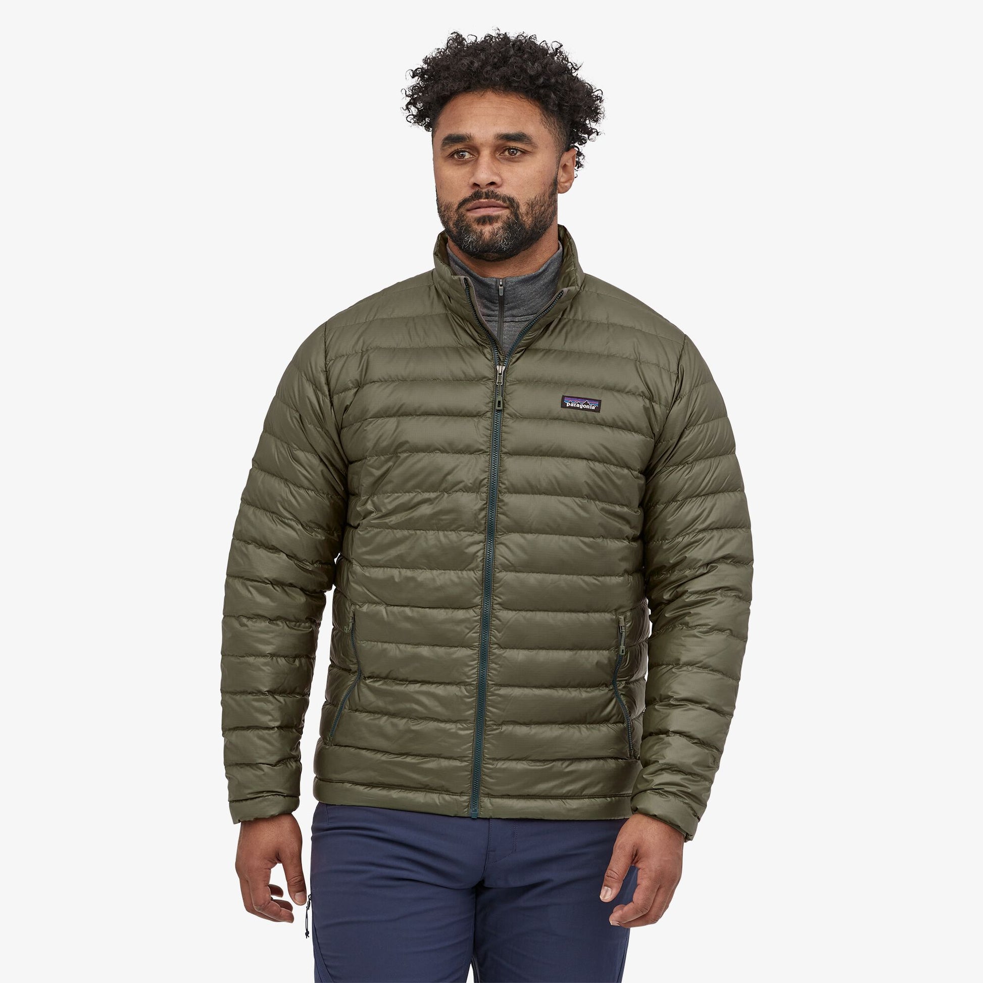 Men's Down Sweater Jacket - INDG