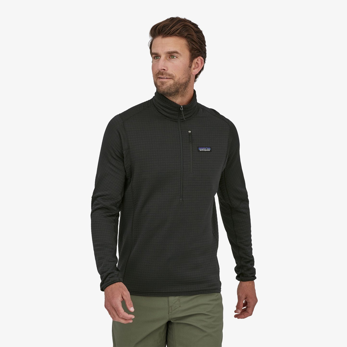 Men's R1® Fleece Pullover - BLK