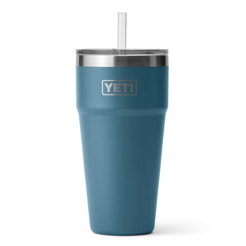 RAMBLER® 26 OZ STACKABLE CUP WITH STRAW LID - NORDBLU