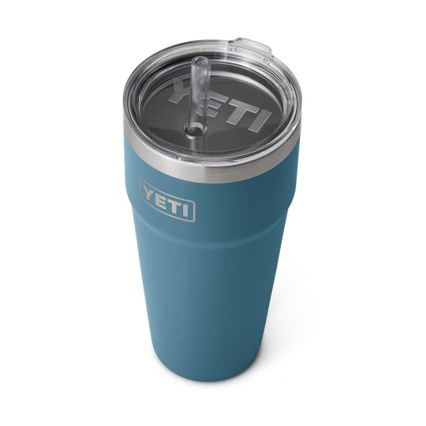 RAMBLER® 26 OZ STACKABLE CUP WITH STRAW LID - NORDBLU