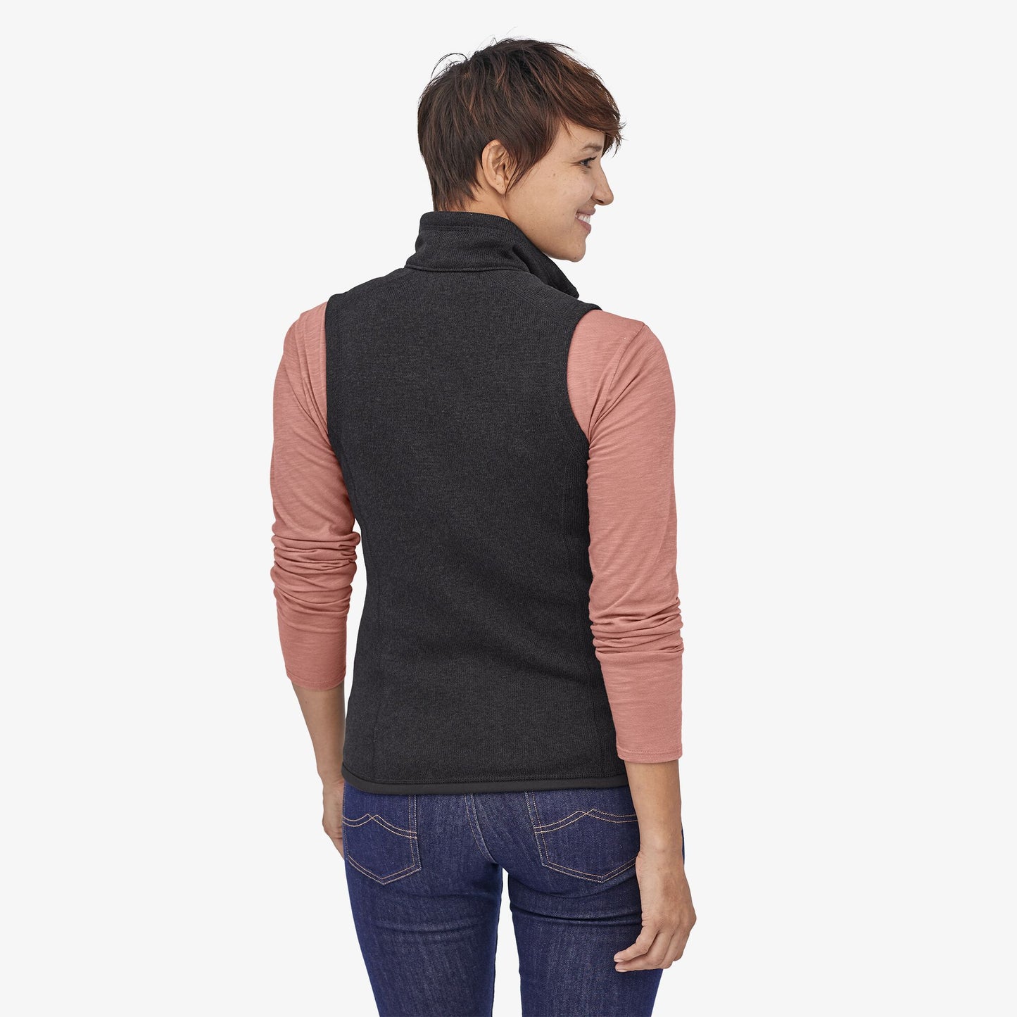 Women's Better Sweater® Fleece Vest - BLK