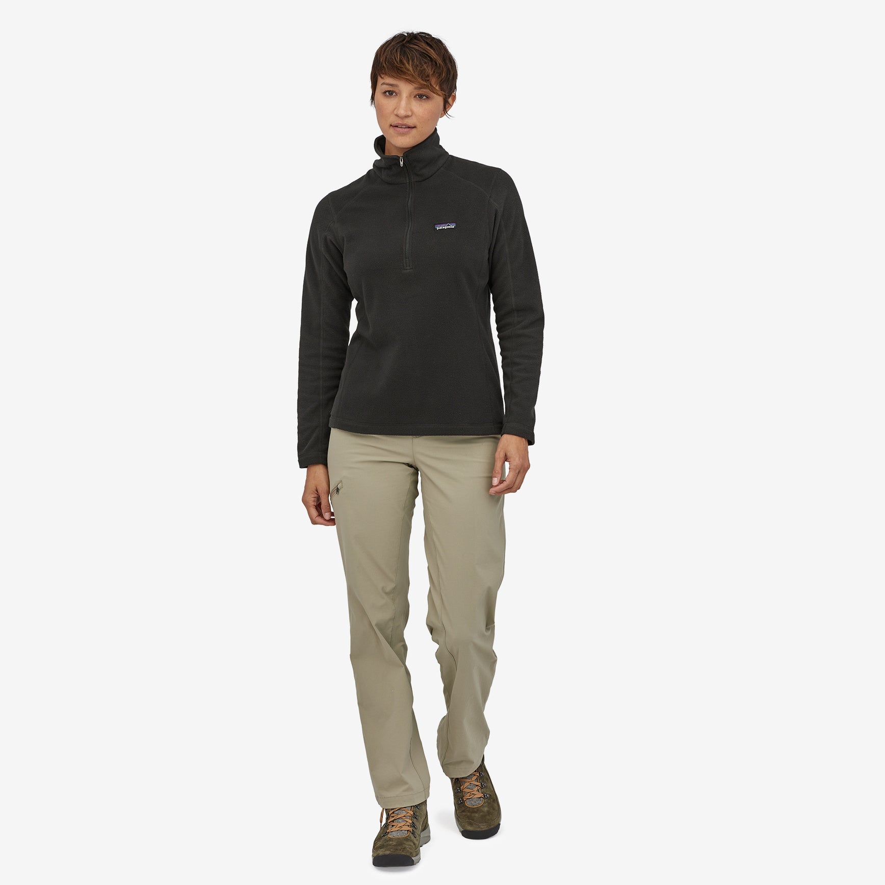 Women's Micro D® 1/4-Zip Fleece - BLK
